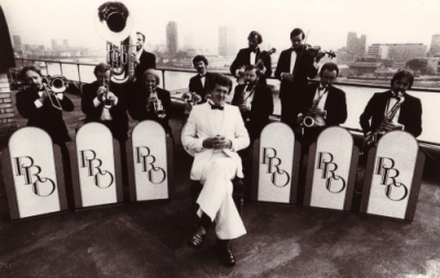 An official press photograph. Roof of the Savoy Hotel, London 1975.